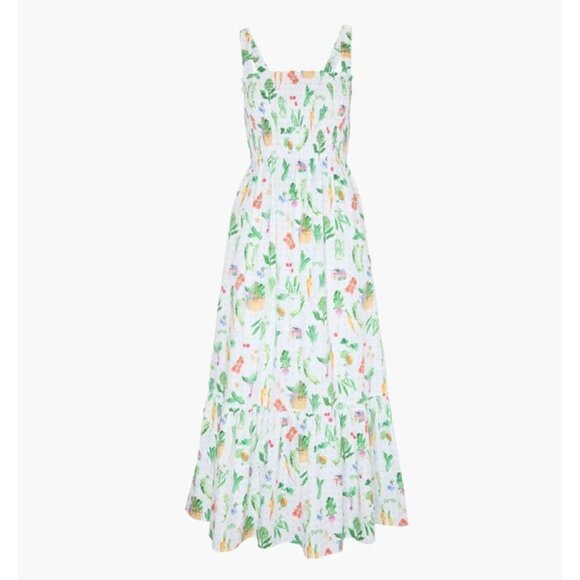 Hill House Dresses & Skirts - NWT Hill House The Anjuli in Farmer's Market Vegetable Cotton Maxi Dress XXL
